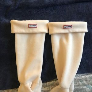 Hunter boots tall socks
